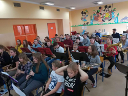 Młodzieżowa Orkiestra Dęta - warsztaty muzyczne w Lelowie